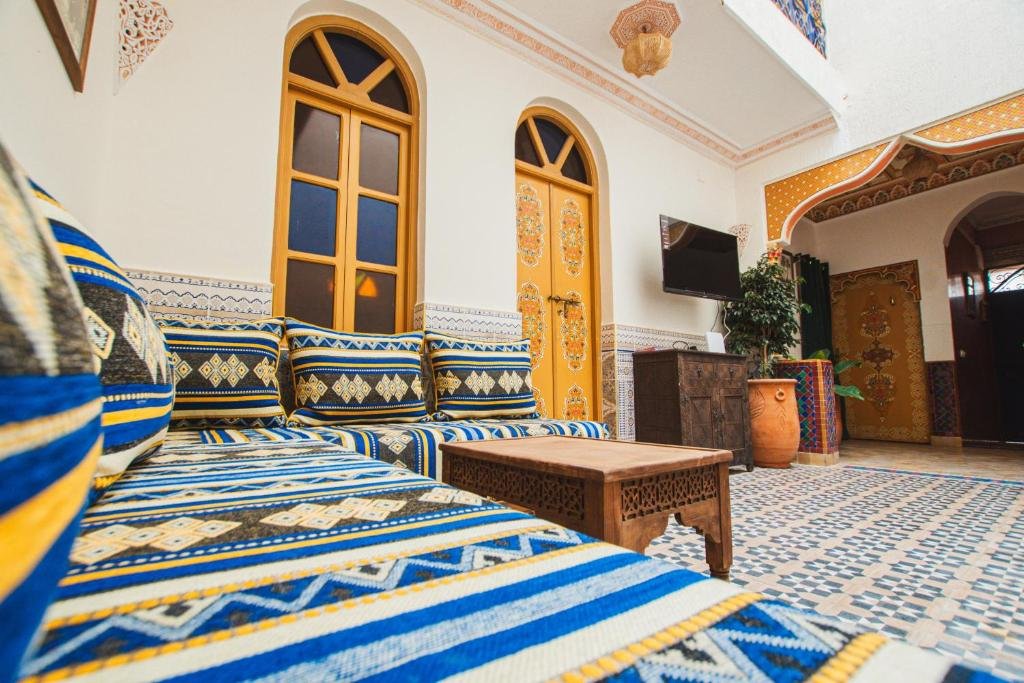 Riad Dar Kella courtyard in Marrakech